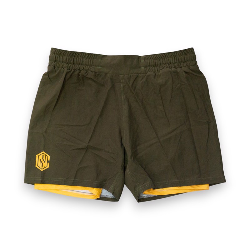 CHOSEN minimal HYBRID Fightshorts - olive